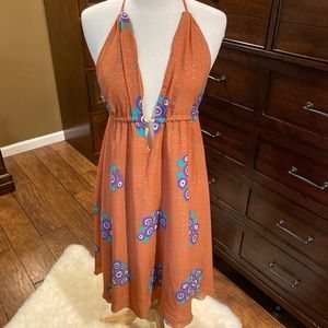 Tricia Fix Orangepurple Dress